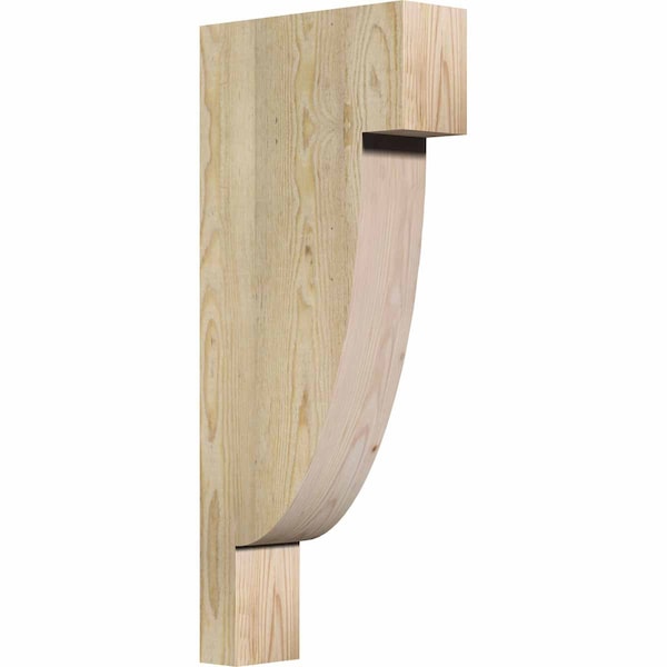 Ekena Millwork Alpine Rough Sawn Corbel, Douglas Fir, 4"W x 12"D x 28"H COR04X12X28ALP00RDF - main